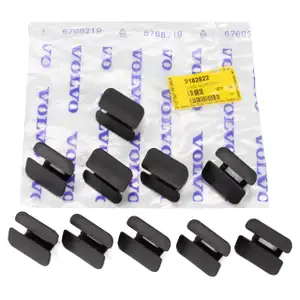 10x ORIGINAL Volvo Clip Klemme Klammer Halteclip Befestigung Karosserie 9182822