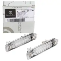 2x ORIGINAL Mercedes-Benz Kennzeichenleuchte E-Klasse W124 S124 SL R129 1248200756