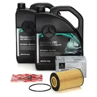 10L ORIGINAL Mercedes AMG High performance 0W40 + Ölfilter M156 C-/E-/CL-63AMG