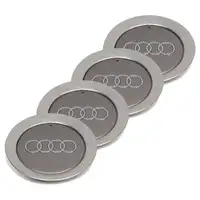 4x ORIGINAL AUDI Nabendeckel Felgendeckel Silber A2 8Z A3 8L 8Z0601165F Z17