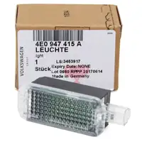 ORIGINAL Audi Innenraumleuchte Fußraum LED A1 A2 A3 A4 A5 A6 A7 A8 Q3 4E0947415A