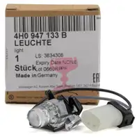 ORIGINAL Audi Umfeldleuchte Türgriff A6 C7 A7 4G A8 4H Q7 4M außen links 4H0947133B