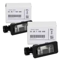 2x ORIGINAL BMW Kennzeichenleuchte E90 E91 E92 E39 E60 E61 X6 E71/E2 63267165646