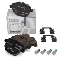 ORIGINAL BMW Bremsbeläge F10/11 G30/31 X3 F25 G01 X4 F26 G02 iX3 G08 hinten 34216862202