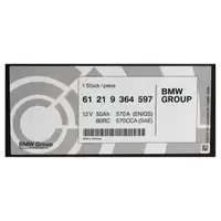 ORIGINAL BMW Autobatterie Batterie Starterbatterie 12V 50Ah 570A 61219364597