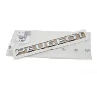 ORIGINAL Peugeot Emblem Plakette Logo Schriftzug Heckklappe 22,3x2,3cm 3008 5008 8666.72