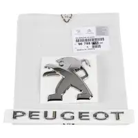 ORIGINAL Peugeot Emblem Plakette Logo LÖWE hinten Heckklappe 96788716DX für 2008