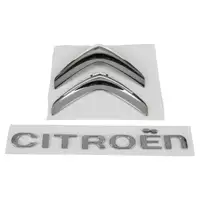 ORIGINAL Citroen Emblem Logo Schriftzug Heckklappe MITTE 9800743480 für C3 II