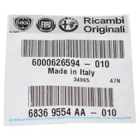 ORIGINAL Fiat Klemmstück Halterung für die Hutablage 500X rechts 6000626594