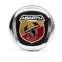 ORIGINAL Fiat Emblem Logo Plakette Ø 8,5cm ABARTH Grande Punto 199 hinten 735495890