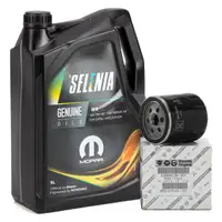 5L SELENIA Motoröl Öl WR WIDE RANGE 5W40 5W-40 + ORIGINAL Fiat Ölfilter 55242758