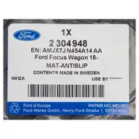 ORIGINAL Ford Antirutschmatte Kofferraummatte Focus 4 Turnier ab 09.2018 2304948