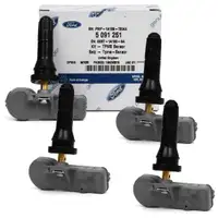 4x ORIGINAL Ford Reifendrucksensor Tourneo Custom / Transit V362 V363 bis 05.2019 5091251