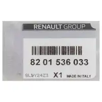 1x ORIGINAL Renault Radkappe Radblende 15 Zoll Schwarz Silber Twingo 3 8201536033