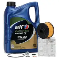 5L elf 5W30 Motoröl + ORIGINAL Renault Ölfilter Clio 4 Megane 3 Twingo 3 0.9/1.2 TCe