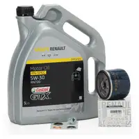 5L CASTROL Motoröl GTX RN-SPEC 5W30 RN720 + ORIGINAL Renault Ölfilter 8200768927