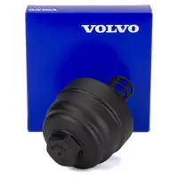 ORIGINAL Volvo Deckel Ölfilter Ölfiltergehäuse S40 2 S60 2 S80 2 V40 V50 V60 1 2 30788489