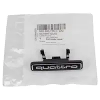 ORIGINAL AUDI Emblem Logo Schriftzug quattro Kühlergrill Q5 8RB ab MJ. 2013 8R0853736C2ZZ