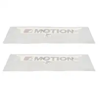 2x ORIGINAL VW Schriftzug 4 Motion Tornadorot Schwarz Amarok Crafter hinten 2H6853750D 2IM