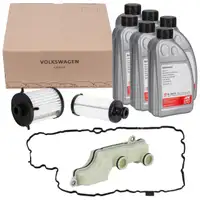 ORIGINAL AUDI Hydraulikfilter Satz + 6L FEBI Getriebeöl A4 B9 A5 F5 A6 C7 C8 A7 Q5 8RB FY