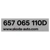 ORIGINAL Skoda Netzsystem Transportnetz Kofferraum Rapid Spaceback 657065110D