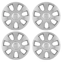 4x ORIGINAL Skoda Radkappe Radblende 14 Zoll FLAIR Silber Fabia 3 NJ Rapid NH NK 6V0071454