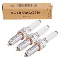 3x ORIGINAL VW Zündkerze Golf 8 Polo 6 A1 A3 Q2 Q3 Arona Ibiza Fabia 1.0 TSI 05E905602B