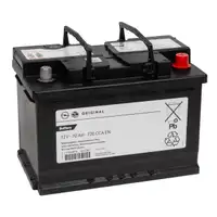 ORIGINAL GM Opel Starterbatterie 12V 70Ah 720 CCA EN 95530794 B-WARE