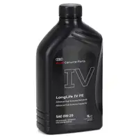 1L 1 Liter ORIGINAL AUDI Motoröl Öl Longlife 4 FE SAE 0W-20 508.00 509.00 GS60577D2