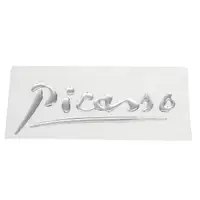 ORIGINAL Citroen Emblem Logo Plakette Schriftzug 16x5,7cm C4 Picasso 1 UD vorne 8665.RY