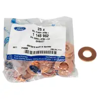 25x ORIGINAL Ford Dichtring Ölablassschraube B-/C-/S-Max Fiesta Focus Kuga Mondeo 1145962