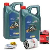 10L ORIGINAL Ford CASTROL Motoröl Öl E 5W20 + Ölfilter + Schraube Mustang V8 450/460 PS