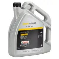 7 Liter ORIGINAL Renault Motoröl Öl CASTROL GTX RN-SPEC 0W20 RN17FE