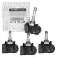 4x ORIGINAL Renault Reifendrucksensor Captur Clio 4 Megane 3 4 Scenic 4 Zoe 407005663R