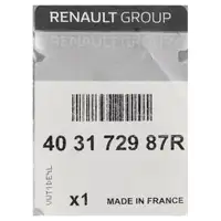 1x ORIGINAL Renault Radkappe Radblende AROBASE 16 Zoll Silber Zoe 403172987R