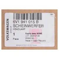 ORIGINAL Skoda HALOGEN Scheinwerfer + Glühbirnen Fabia 3 ab 02.2015 links 6V1941015B