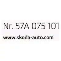 ORIGINAL Skoda Schmutzfänger Spritzlappen Satz 2-tlg Karoq hinten 57A075101