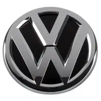 ORIGINAL VW Emblem Logo Heckklappe Schwarz Chrom Golf 7 bis Mj. 2020 hinten 5G0853617A