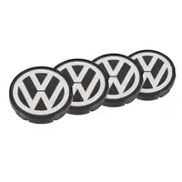 4x ORIGINAL VW Nabendeckel Felgendeckel Alufelge Chrom Ø 55mm/49mm 6N0601171 BXF