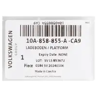 ORIGINAL VW Cupra Laderaumabdeckung Kofferraum ID.3 Born PR-Nummer: 3GD 10A858855ACA9