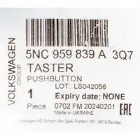 ORIGINAL VW Engine Start-Stop Taster Startknopf Tiguan AD1 Allspace BW2 5NC959839A 3Q7