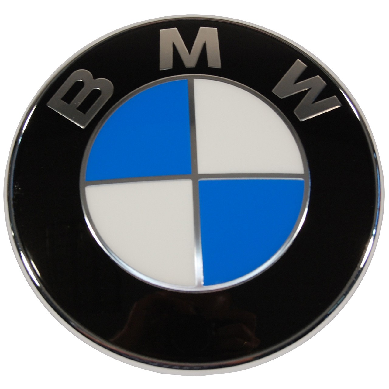 ORIGINAL BMW Emblem Plakette Logo Motorhaube Heckklappe Ø 82mm 51148132375