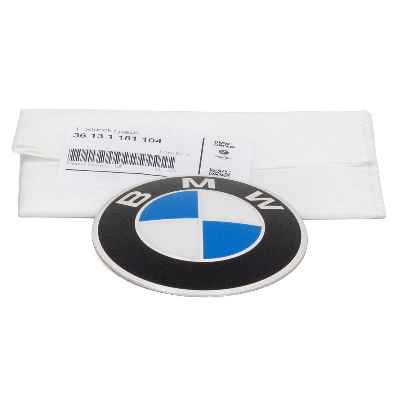 Satz Original BMW Zubehör Aluminium Ventilkappen mit BMW M Emblem