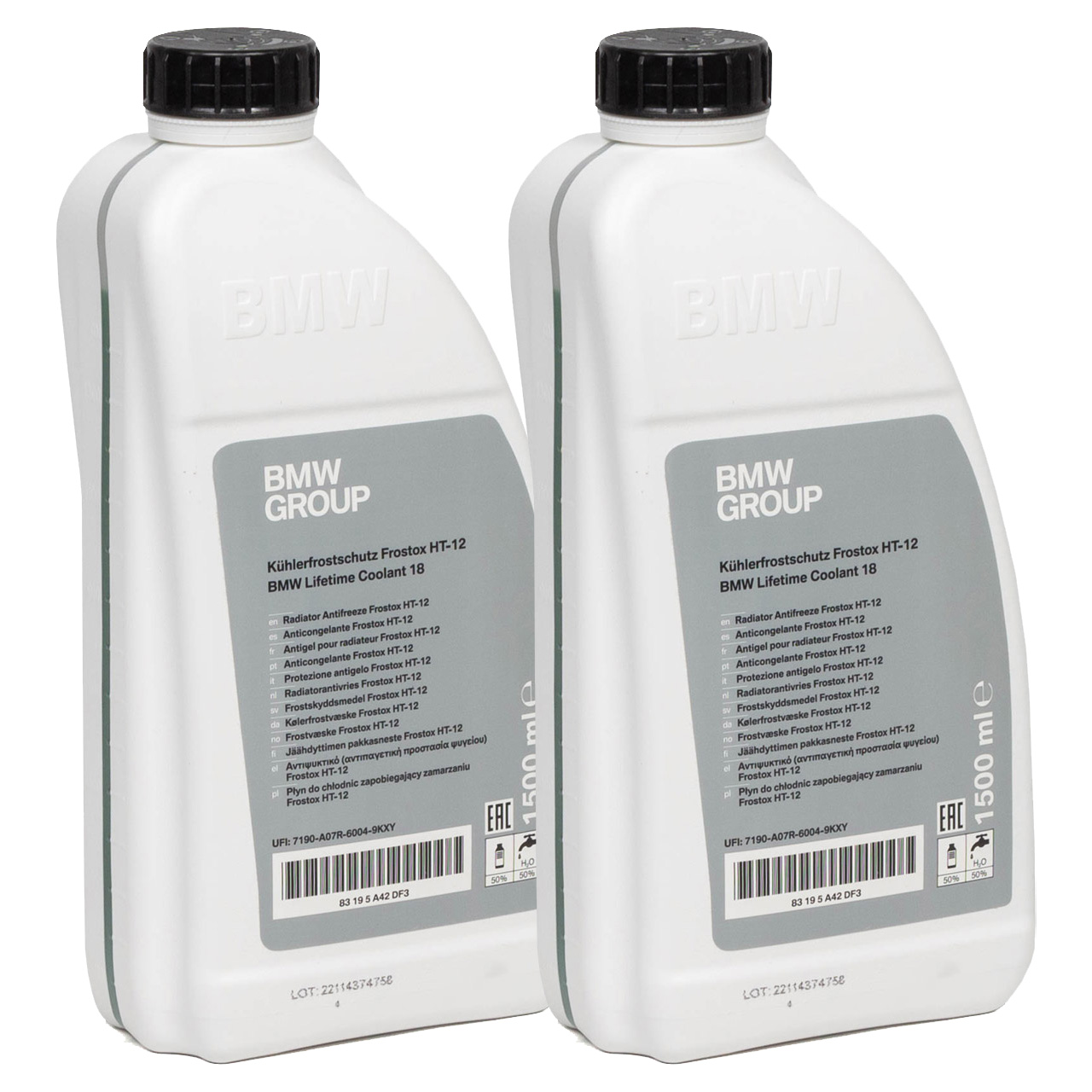 2x 1,5 Liter ORIGINAL BMW Frostschutz Kühlerfrostschutz HT-12 83195A42DF3