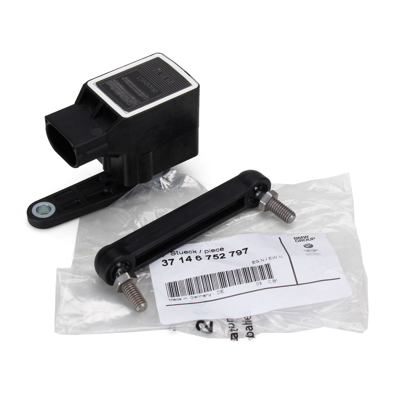 ORIGINAL BMW Regelstange + Niveausensor Xenonlicht Leuchtweitensensor E81-88 E46 E90-93