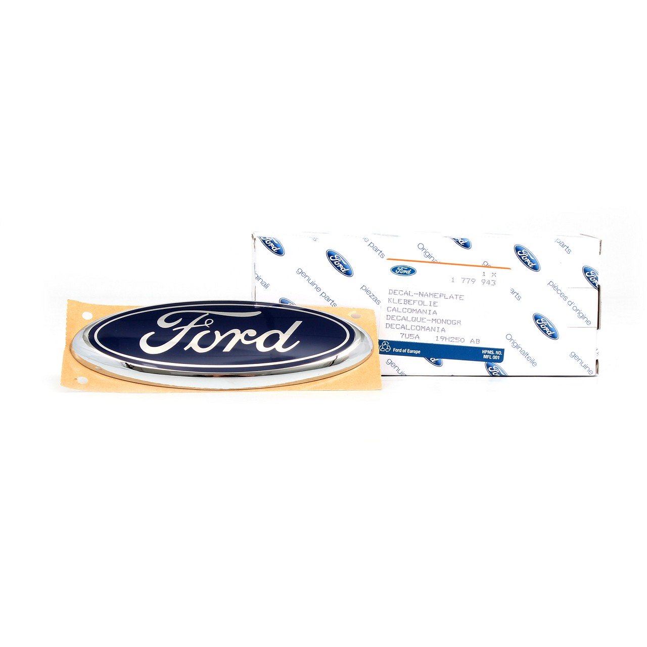 ORIGINAL Ford Emblem Plakette Schriftzug Logo Fiesta Focus Galaxy hinten 1779943