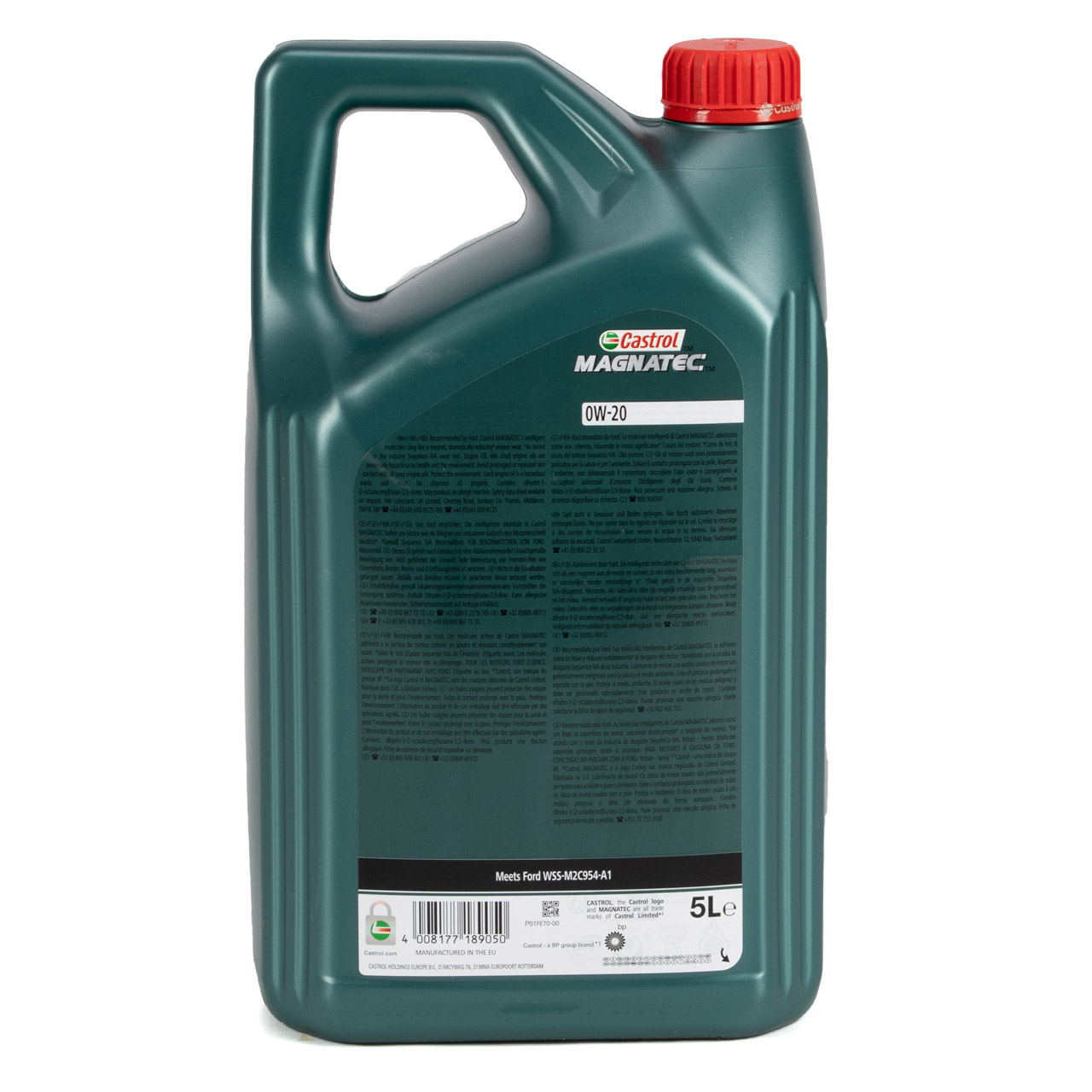 5L 5 Liter ORIGINAL Ford CASTROL MAGNATEC 0W20 Motoröl WSS-M2C954-A1 15F704