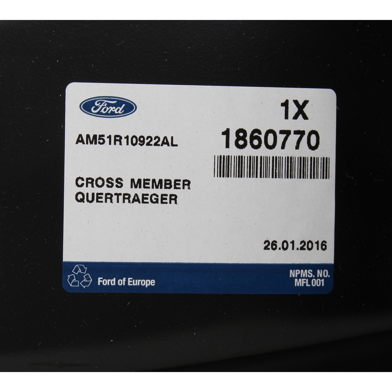 Ford Focus C-Max MK2 Getränkehalter Sitz Sitzbank Panel Neu in