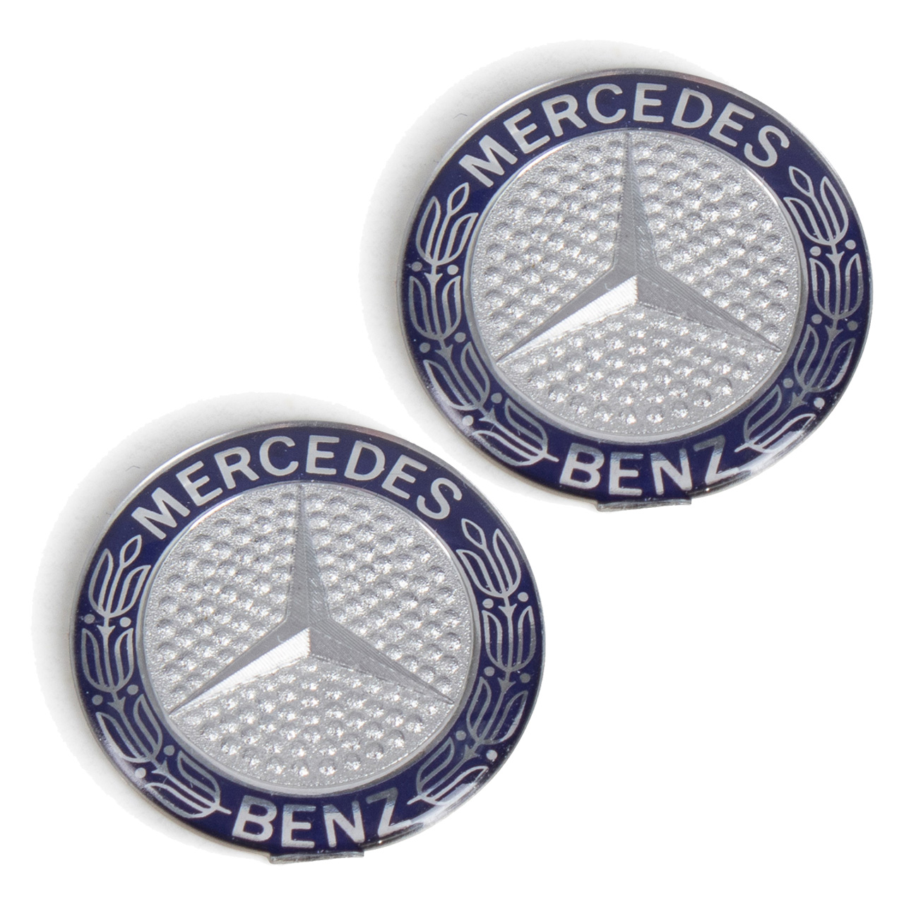 2x ORIGINAL Mercedes-Benz Emblem Stern Lorbeerkranz
