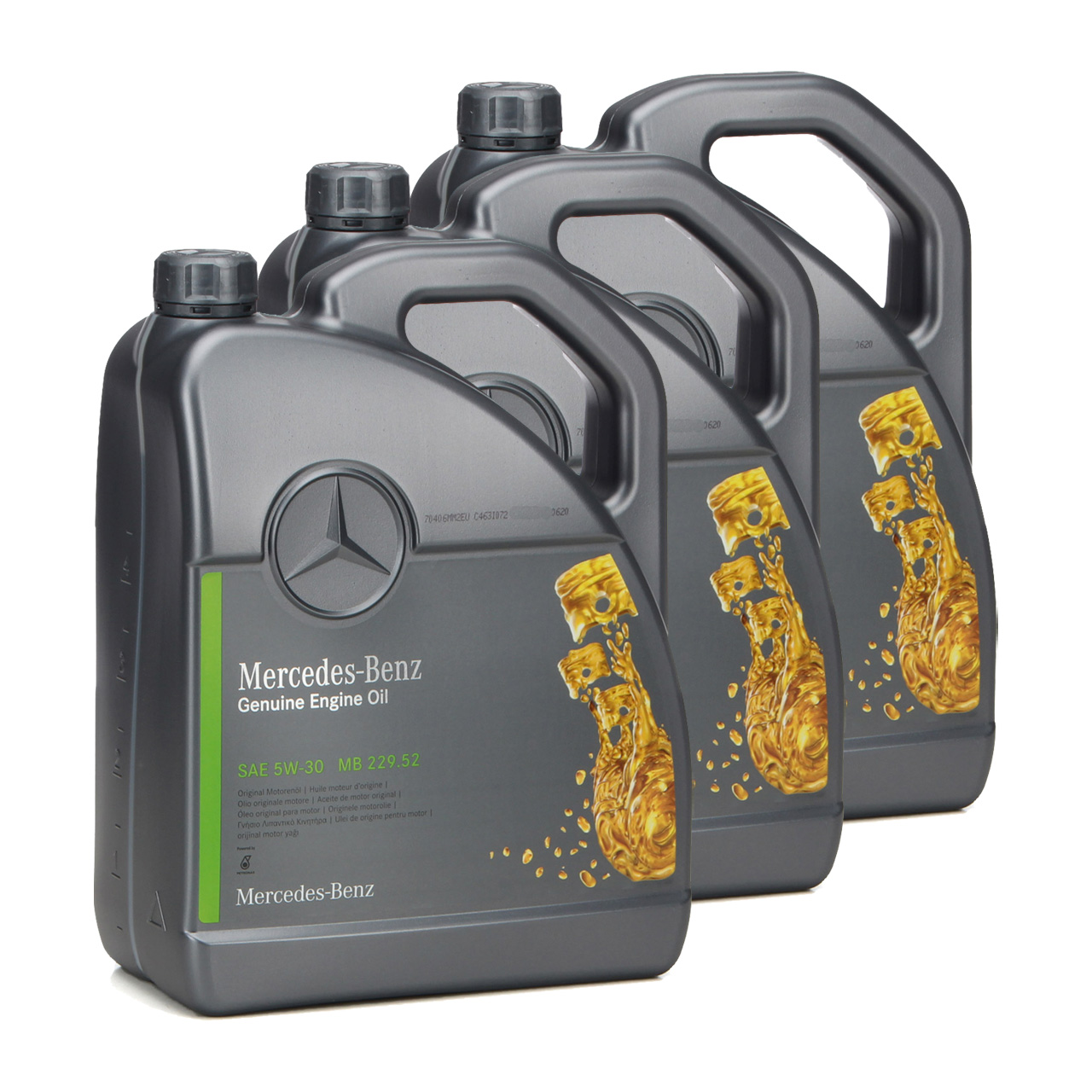 15L 15 Liter ORIGINAL Mercedes-Benz Motoröl ÖL 5W30 5W-30 MB 229.52 000989330913